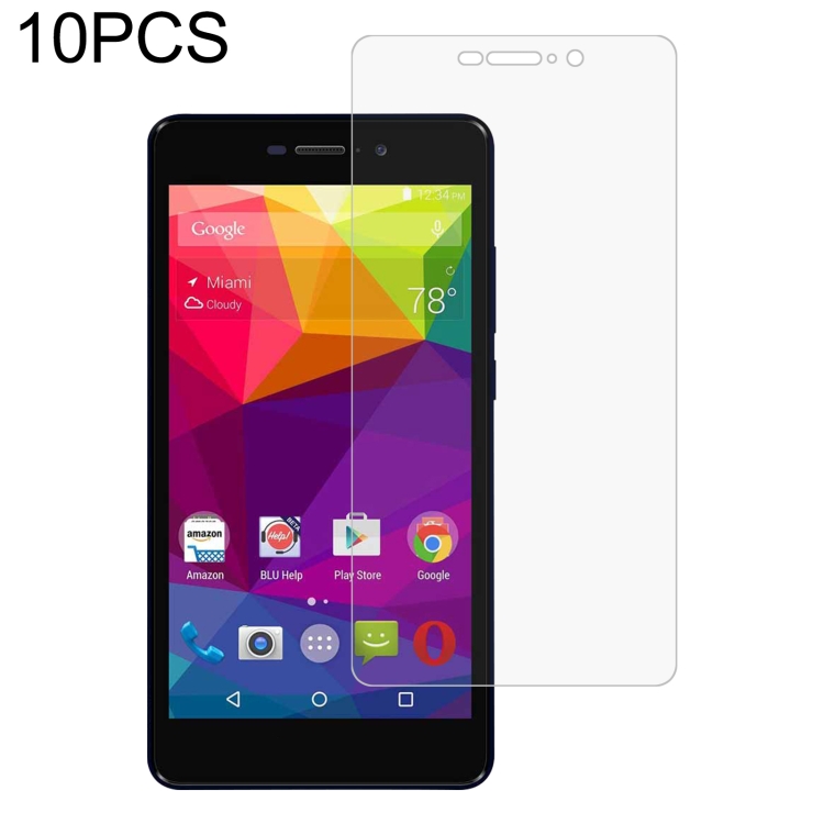 

10 PCS 0.26mm 9H 2.5D Tempered Glass Film For BLU Life XL