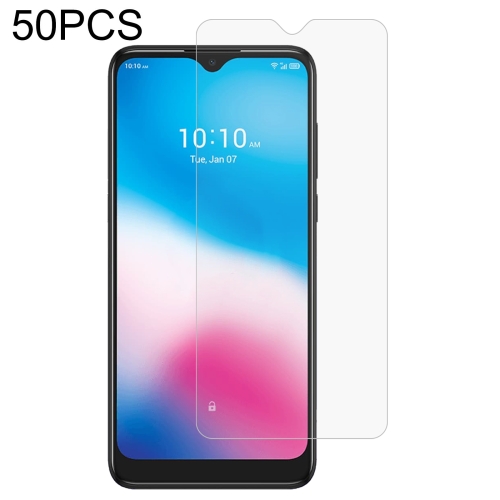 

50 PCS 0.26mm 9H 2.5D Tempered Glass Film For Alcatel 3X