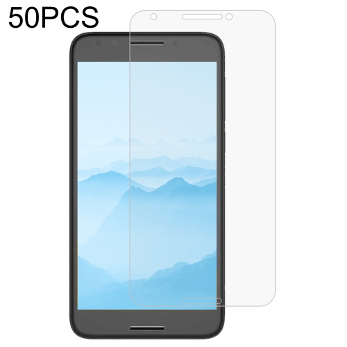 

50 PCS 0.26mm 9H 2.5D Tempered Glass Film For Alcatel A30 FIERCE