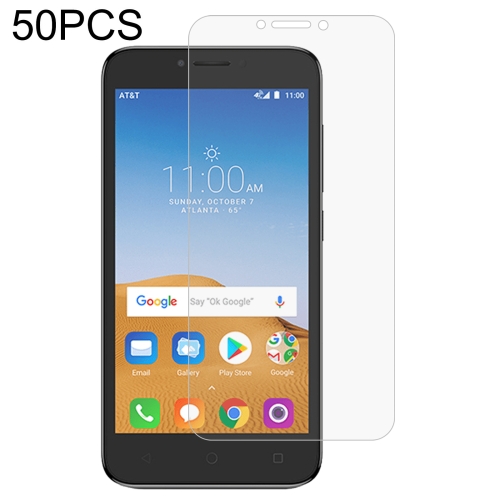 

50 PCS 0.26mm 9H 2.5D Tempered Glass Film For Alcatel Tetra