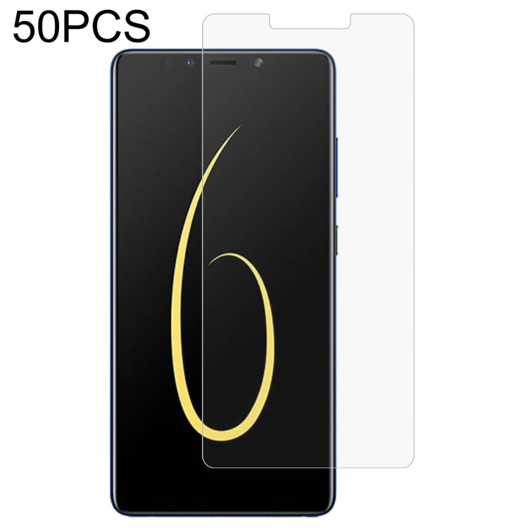 

50 PCS 0.26mm 9H 2.5D Tempered Glass Film For Infinix Note 6
