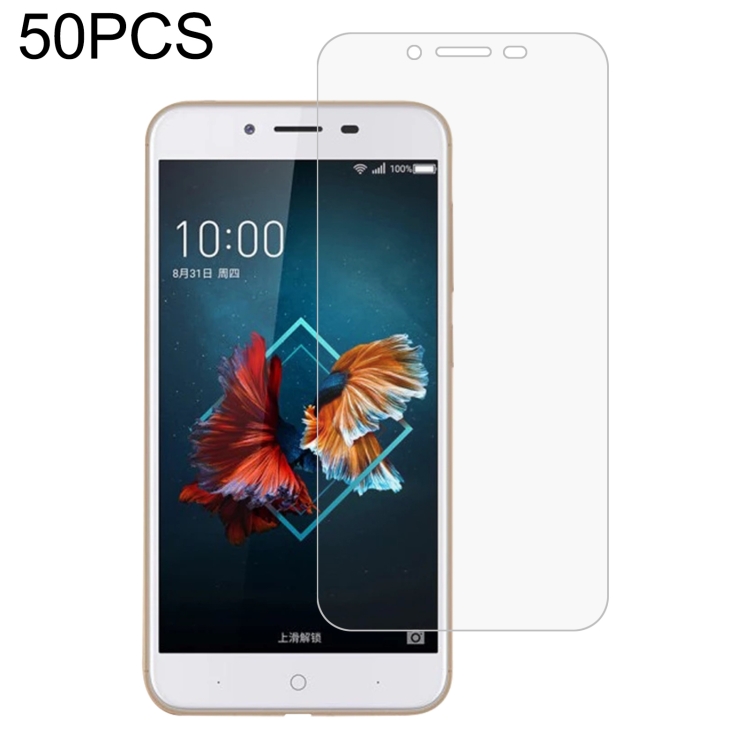 

50 PCS 0.26mm 9H 2.5D Tempered Glass Film For 360 Vizza