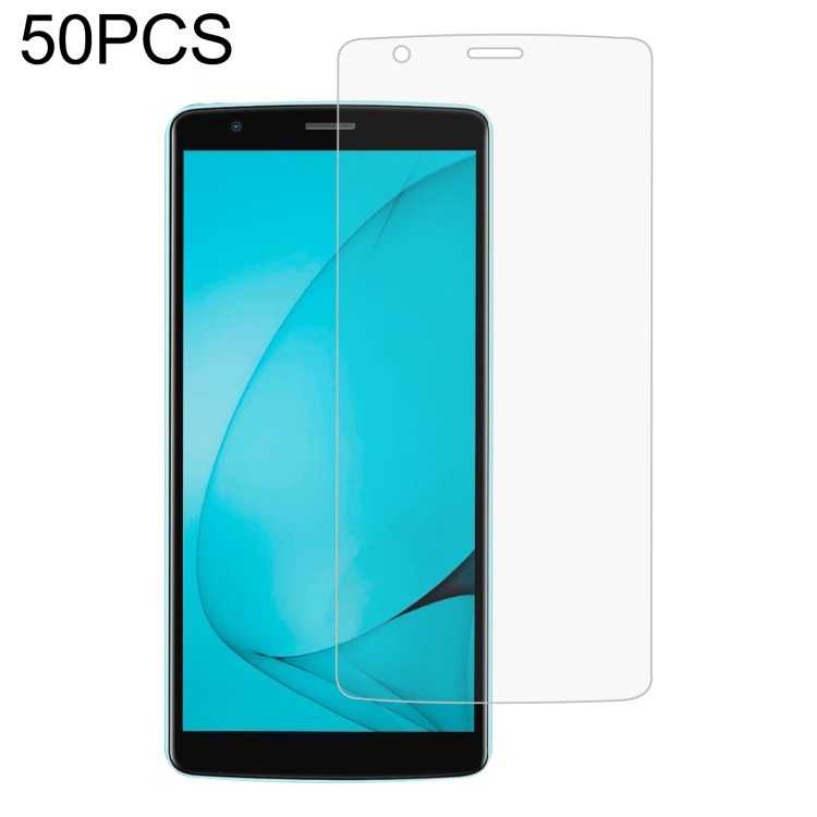 

50 PCS 0.26mm 9H 2.5D Tempered Glass Film For Blackview A20