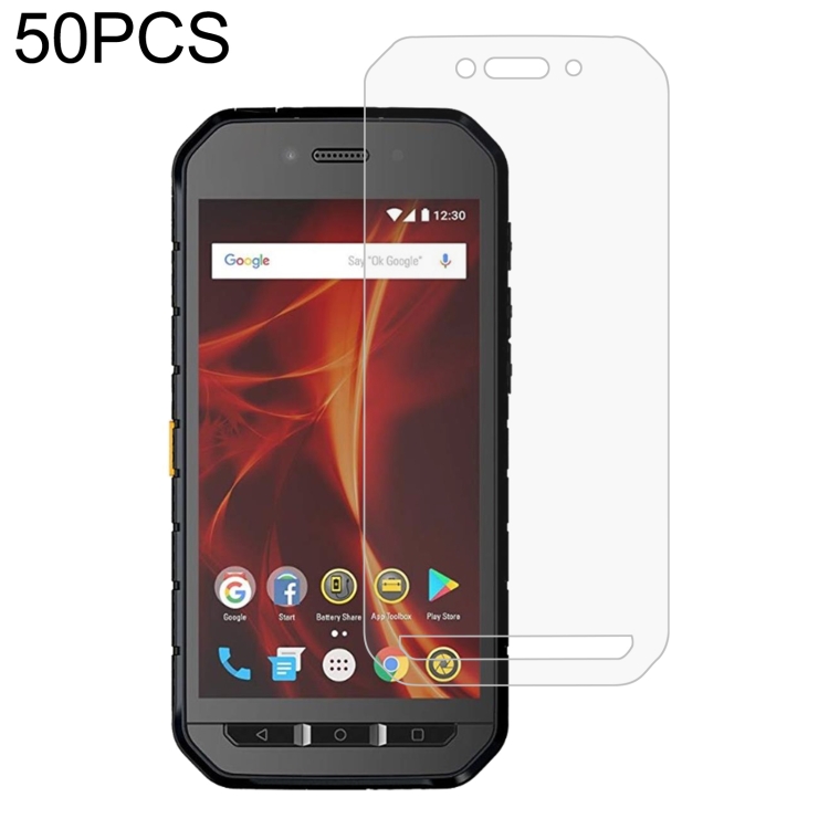 

50 PCS 0.26mm 9H 2.5D Tempered Glass Film For CAT S31
