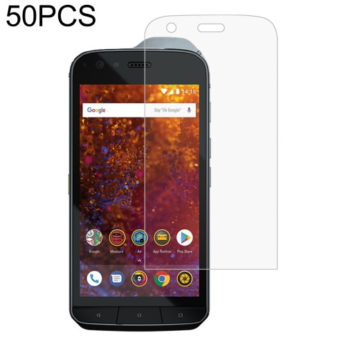 

50 PCS 0.26mm 9H 2.5D Tempered Glass Film For CAT S61