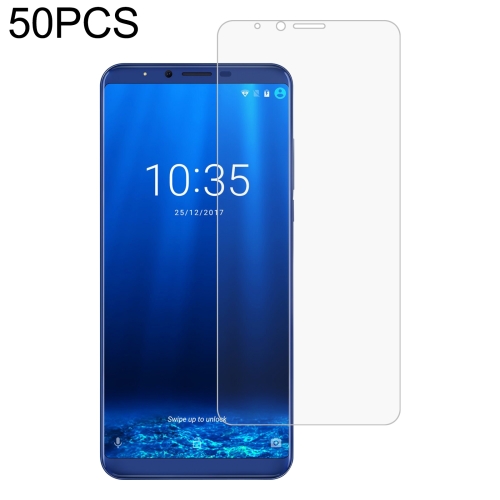 

50 PCS 0.26mm 9H 2.5D Tempered Glass Film For Cubot X18