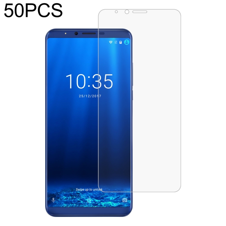 

50 PCS 0.26mm 9H 2.5D Tempered Glass Film For Cubot X18 Plus