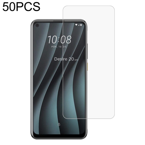 

50 PCS 0.26mm 9H 2.5D Tempered Glass Film For HTC Desire 20+
