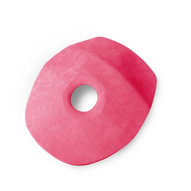 

Car Suede Wrap Steering Wheel Decorative Cover for BMW 5 Series Lowh-level Configuration Version, Left and Right Drive Universal(Pink)