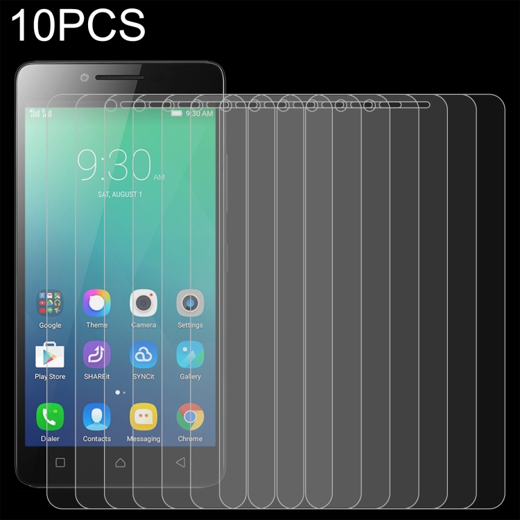 

10 PCS 0.26mm 9H 2.5D Tempered Glass Film For Lenovo A6010