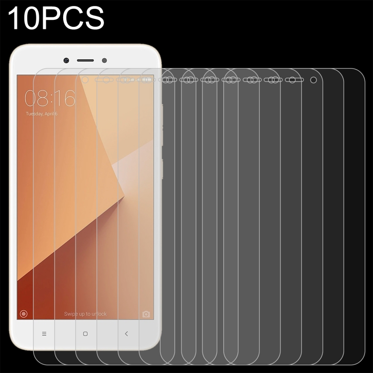 

10 PCS 0.26mm 9H 2.5D Tempered Glass Film For Xiaomi Redmi Y1 Lite