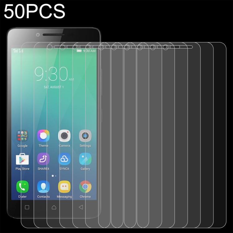 

50 PCS 0.26mm 9H 2.5D Tempered Glass Film For Lenovo A6010