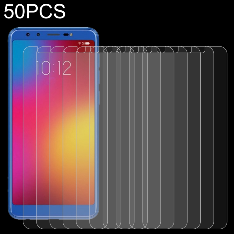 

50 PCS 0.26mm 9H 2.5D Tempered Glass Film For Lenovo K9
