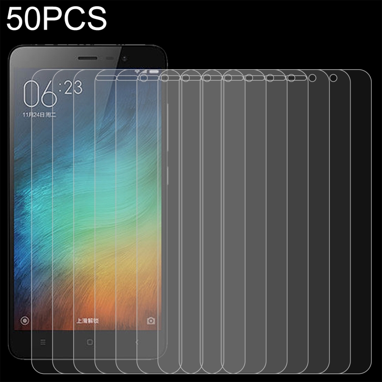 

50 PCS 0.26mm 9H 2.5D Tempered Glass Film For Xiaomi Note 3
