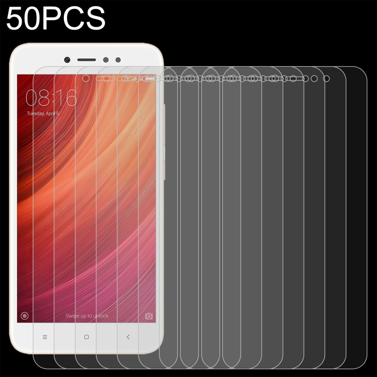 

50 PCS 0.26mm 9H 2.5D Tempered Glass Film For Xiaomi Redmi Note 5A Pro