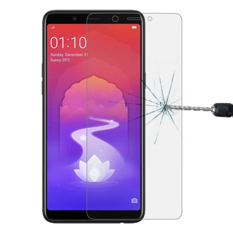 

0.26mm 9H 2.5D Tempered Glass Film For OPPO Realme 1