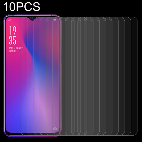 

10 PCS 0.26mm 9H 2.5D Tempered Glass Film For OPPO R19