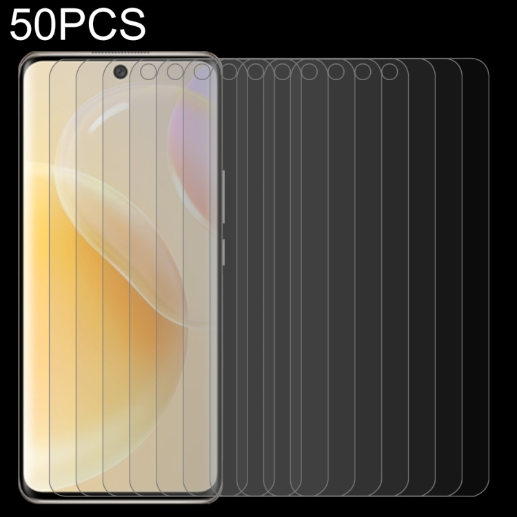 

50 PCS 0.26mm 9H 2.5D Tempered Glass Film For Huawei nova 8