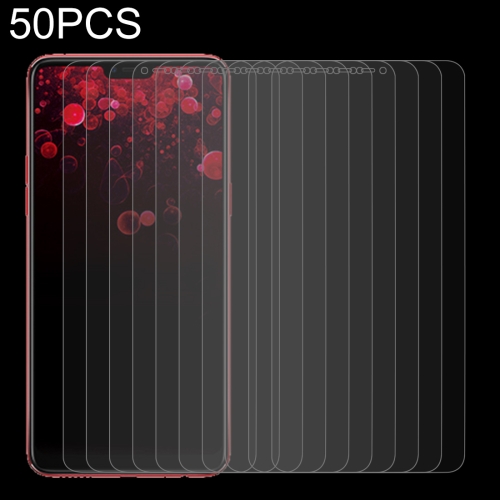 

50 PCS 0.26mm 9H 2.5D Tempered Glass Film For OPPO F7