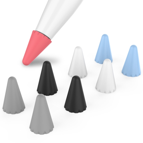 

8 PCS / Set Stoyobe Universal Silicone Nib Cap For Apple Pencil 1 / 2(Men)