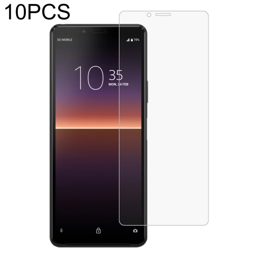 

10 PCS 0.26mm 9H 2.5D Tempered Glass Film For Sony Xperia 10 II