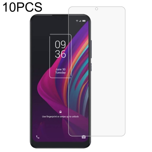 

10 PCS 0.26mm 9H 2.5D Tempered Glass Film For TCL 10 SE