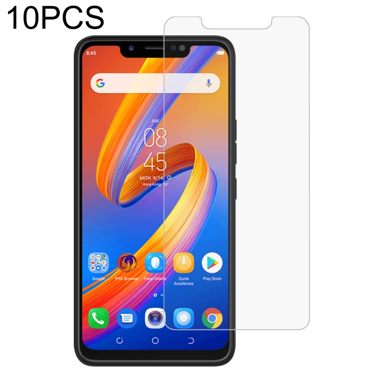 

10 PCS 0.26mm 9H 2.5D Tempered Glass Film For Tecno Spark 3