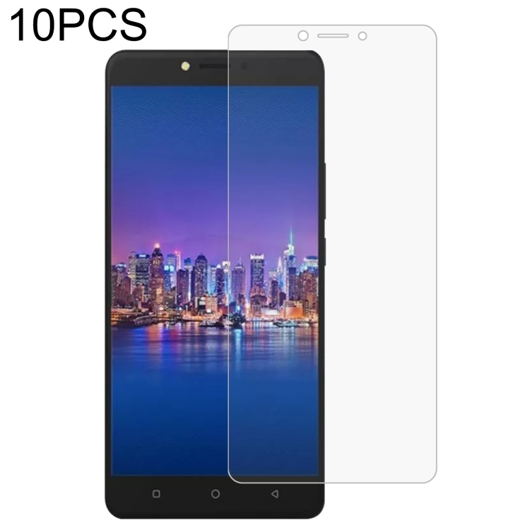 

10 PCS 0.26mm 9H 2.5D Tempered Glass Film For Tecno L9