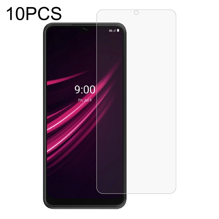 

10 PCS 0.26mm 9H 2.5D Tempered Glass Film For T-Mobile REVVL V+ 5G