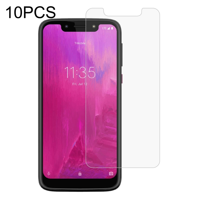 

10 PCS 0.26mm 9H 2.5D Tempered Glass Film For T-Mobile Revvlry