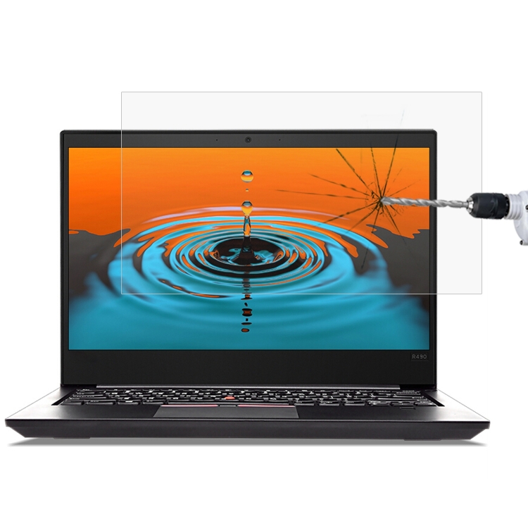 

Laptop Screen HD Tempered Glass Protective Film For ThinkPad R490 14 inch
