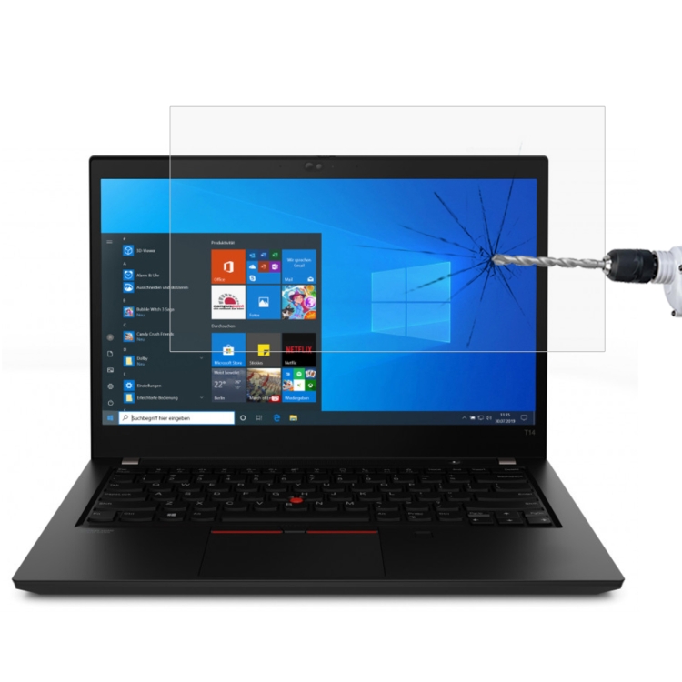 

Laptop Screen HD Tempered Glass Protective Film For ThinkPad T14 14 inch