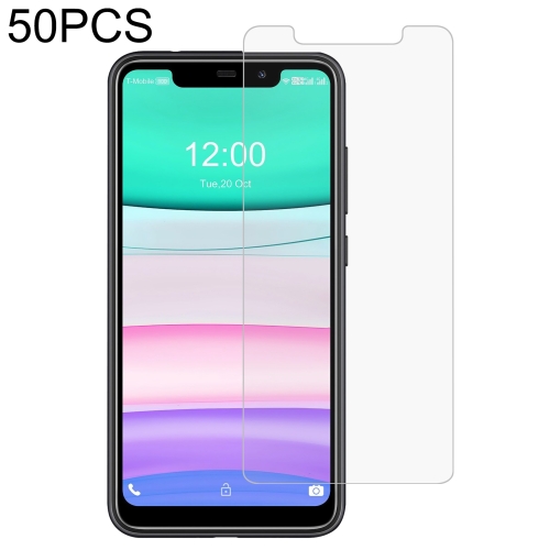 

50 PCS 0.26mm 9H 2.5D Tempered Glass Film For Oukitel C22