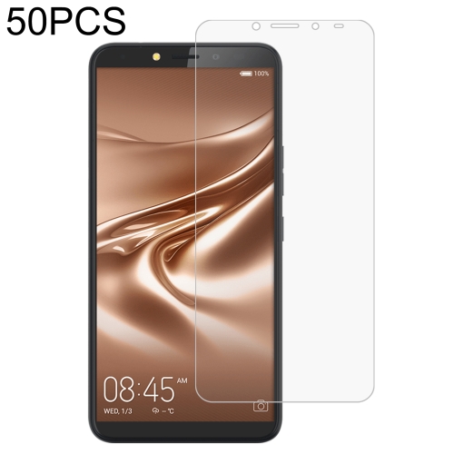 

50 PCS 0.26mm 9H 2.5D Tempered Glass Film For Tecno Pouvoir 2