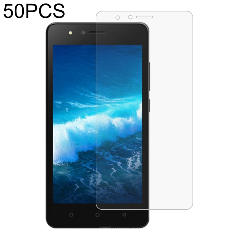 

50 PCS 0.26mm 9H 2.5D Tempered Glass Film For Tecno S6