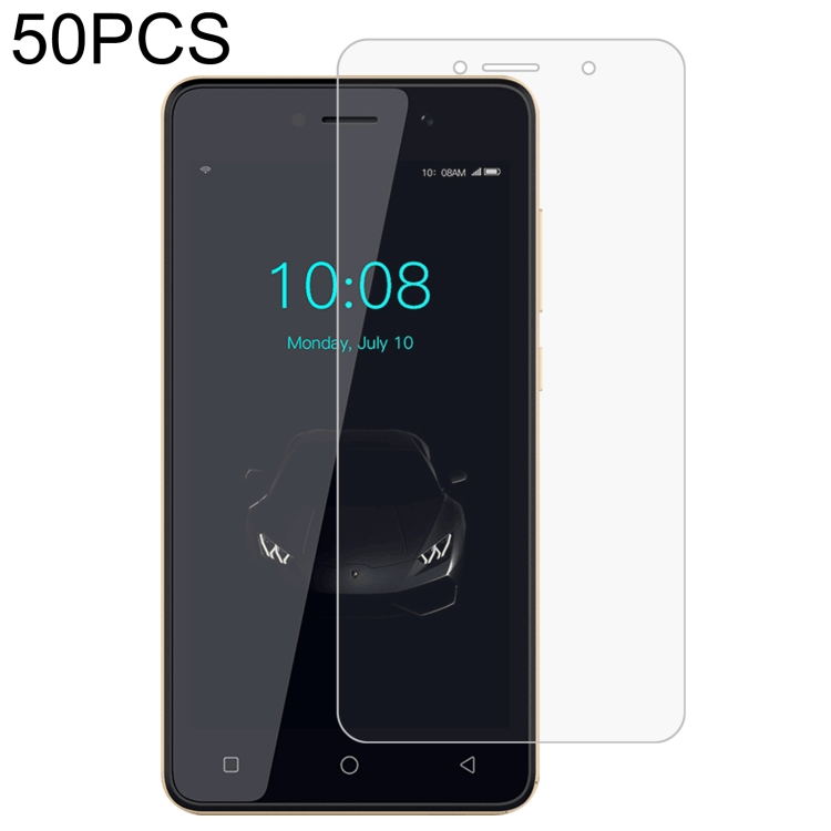 

50 PCS 0.26mm 9H 2.5D Tempered Glass Film For Tecno F2