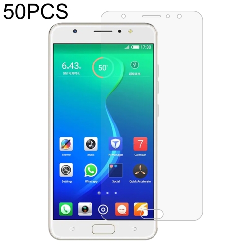 

50 PCS 0.26mm 9H 2.5D Tempered Glass Film For Tecno i3
