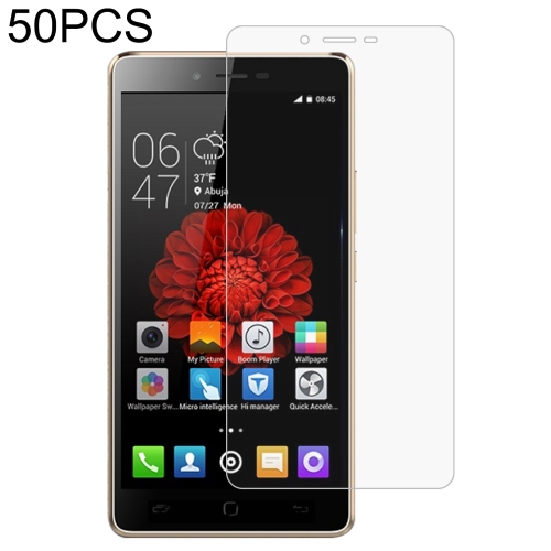 

50 PCS 0.26mm 9H 2.5D Tempered Glass Film For Tecno L8