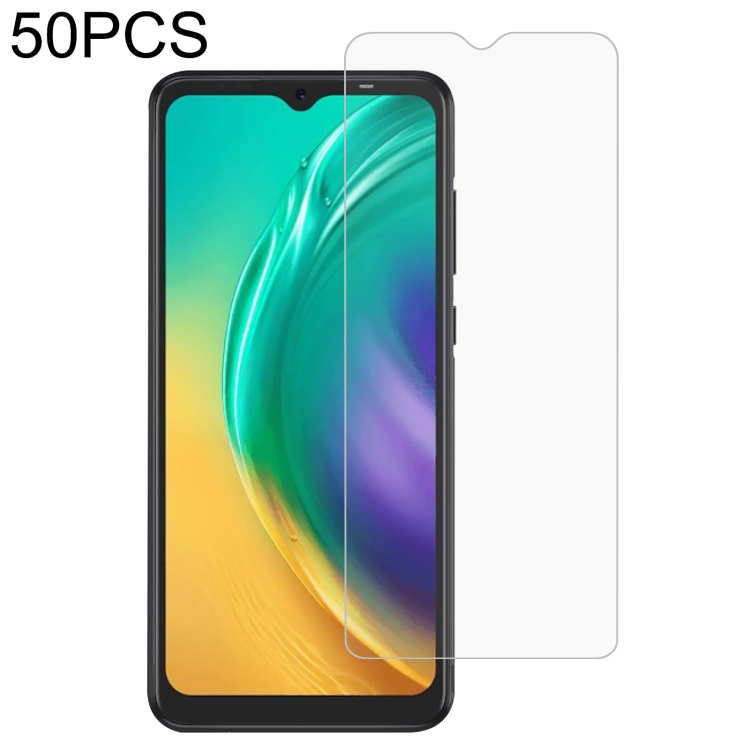 

50 PCS 0.26mm 9H 2.5D Tempered Glass Film For Tecno POP 4 Pro