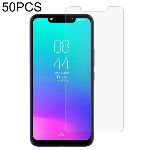 

50 PCS 0.26mm 9H 2.5D Tempered Glass Film For Tecno Pouvoir 3