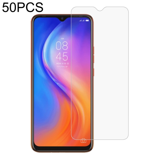 

50 PCS 0.26mm 9H 2.5D Tempered Glass Film For Tecno Spark 5 Air