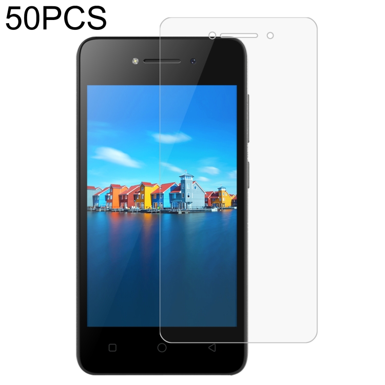 

50 PCS 0.26mm 9H 2.5D Tempered Glass Film For Tecno W1