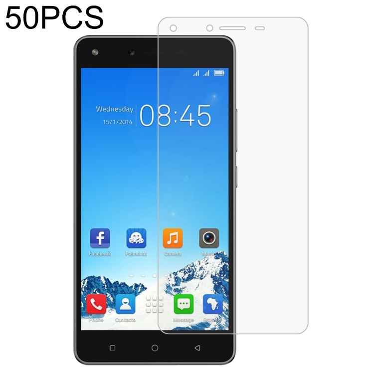 

50 PCS 0.26mm 9H 2.5D Tempered Glass Film For Tecno W5 Lite