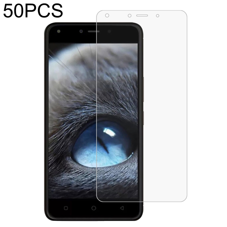 

50 PCS 0.26mm 9H 2.5D Tempered Glass Film For Tecno WX4 Pro