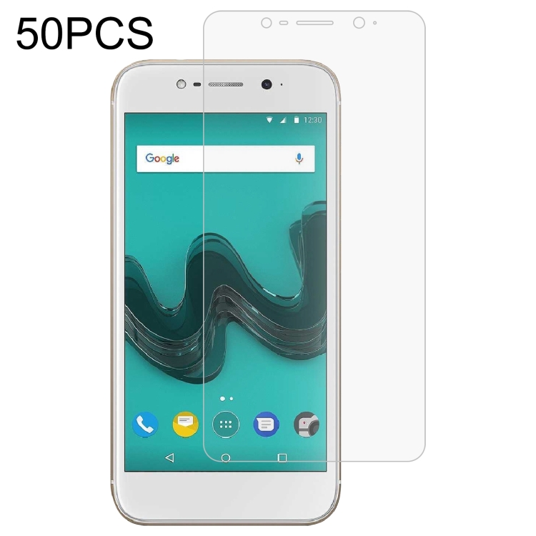 

50 PCS 0.26mm 9H 2.5D Tempered Glass Film For Wiko Wim Lite