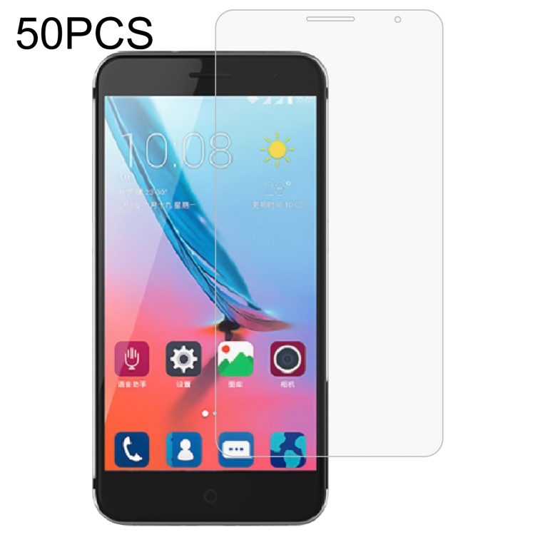 

50 PCS 0.26mm 9H 2.5D Tempered Glass Film For ZTE Xiaoxian 4 BV0701