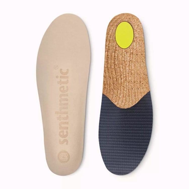 

XiaoMi YouPin Senthmetic Cork Insole Cushioning Decompression Comfortable Breathable Genuine Lather Shoes Insole for Men, Size:40