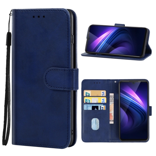 

Leather Phone Case For vivo iQOO Neo(Blue)