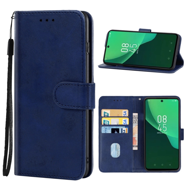 

Leather Phone Case For Infinix Hot 11s(Blue)