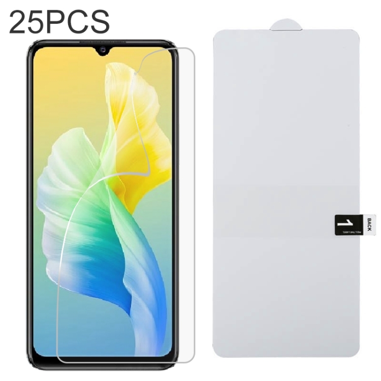 

25 PCS Full Screen Protector Explosion-proof Hydrogel Film For vivo S10e